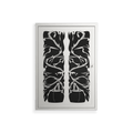 Black Potted Plant - Wall Cabinet - Konrad Blaszczyk - Chalk - Overlay Metal