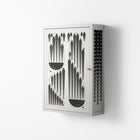 Black Fern - Wall Cabinet - Konrad Blaszczyk - Chalk - Overlay Metal