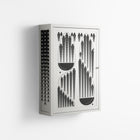 Black Fern - Wall Cabinet - Konrad Blaszczyk - Chalk - Overlay Metal