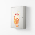 Drink And Cherries - Wall Cabinet - Raissa Oltmanns - Chalk - Overlay Metal