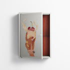 Drink And Cherries - Wall Cabinet - Raissa Oltmanns - Chalk - Overlay Metal