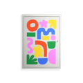 Fun Shapes - Wall Cabinet - Sandra Hutter - Chalk - Overlay Metal
