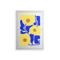 Sunflowers - Wall Cabinet - Sandra Hutter - Chalk - Overlay Metal