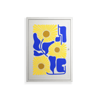 Sunflowers - Wall Cabinet - Sandra Hutter - Chalk - Overlay Metal