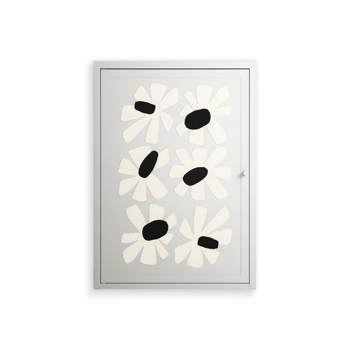 No Stress - Wall Cabinet - Magdalena Marchocka - Chalk - Overlay Metal