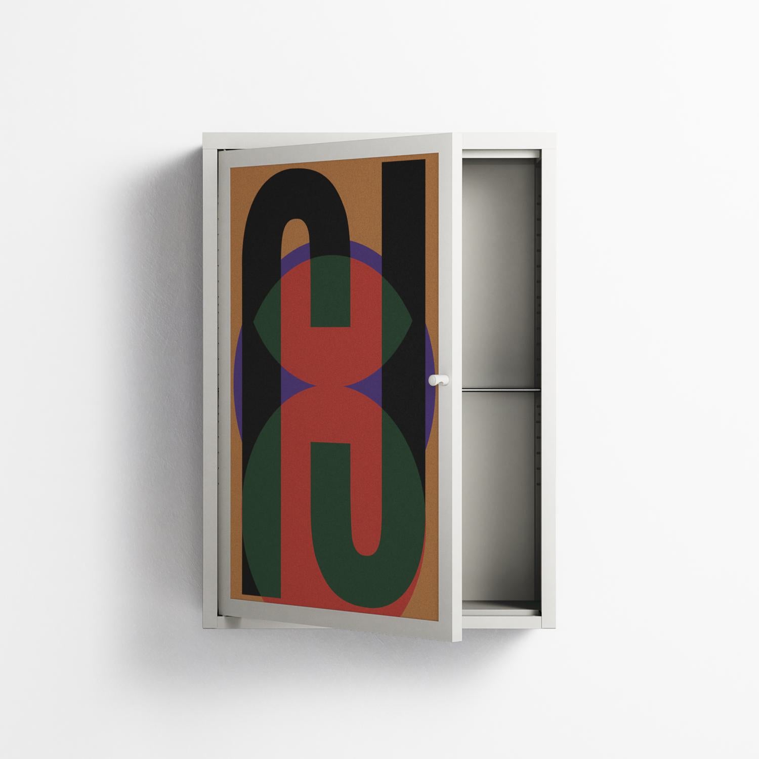 JJ - Wall Cabinet - Oluwaseyi Samuel Adebayo - Chalk - Overlay Metal