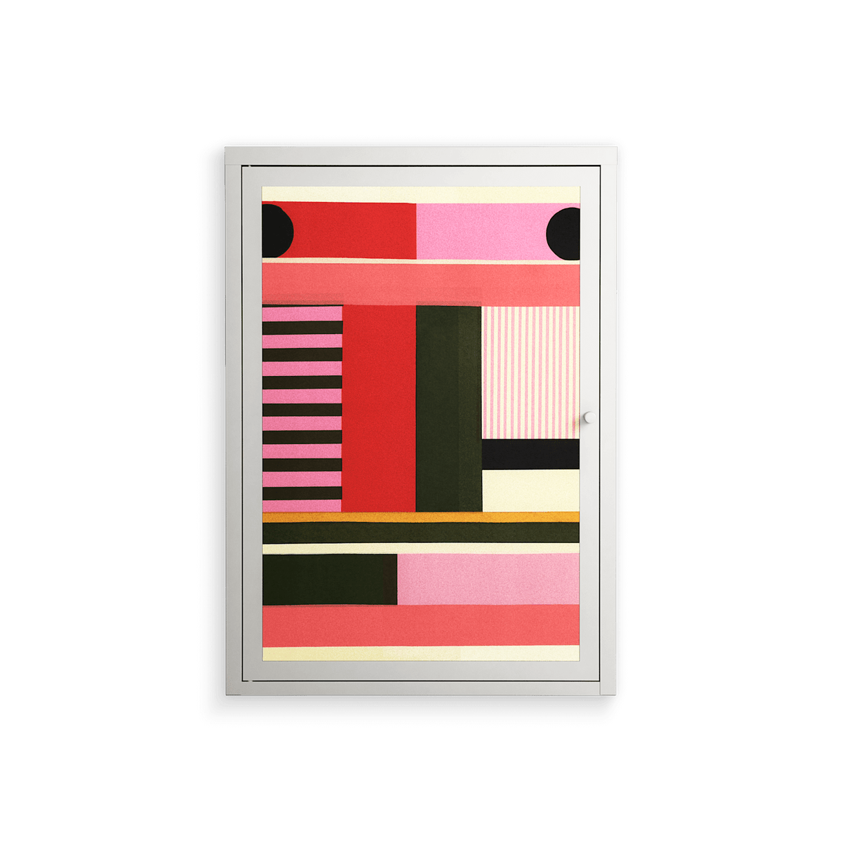 Harmonic - Wall Cabinet - Rikki Hewitt - Chalk - Overlay Metal