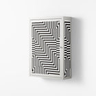 Rectangle In Rectangle - Wall Cabinet - Guido De Boer - Chalk - Overlay Metal