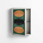 Soul Split - Wall Cabinet - Oluwaseyi Samuel Adebayo - Chalk - Overlay Metal