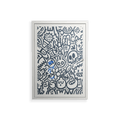 Thick Lines Good Times - Wall Cabinet - Craig Watkins - Chalk - Overlay Metal