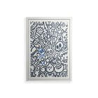 Thick Lines Good Times - Wall Cabinet - Craig Watkins - Chalk - Overlay Metal