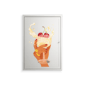 Drink And Cherries - Wall Cabinet - Raissa Oltmanns - Chalk - Overlay Metal