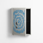 The Circles Of My Mind - Wall Cabinet - Craig Watkins - Chalk - Overlay Metal