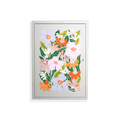 Floral Delight - Wall Cabinet - Sandra Hutter - Chalk - Overlay Metal