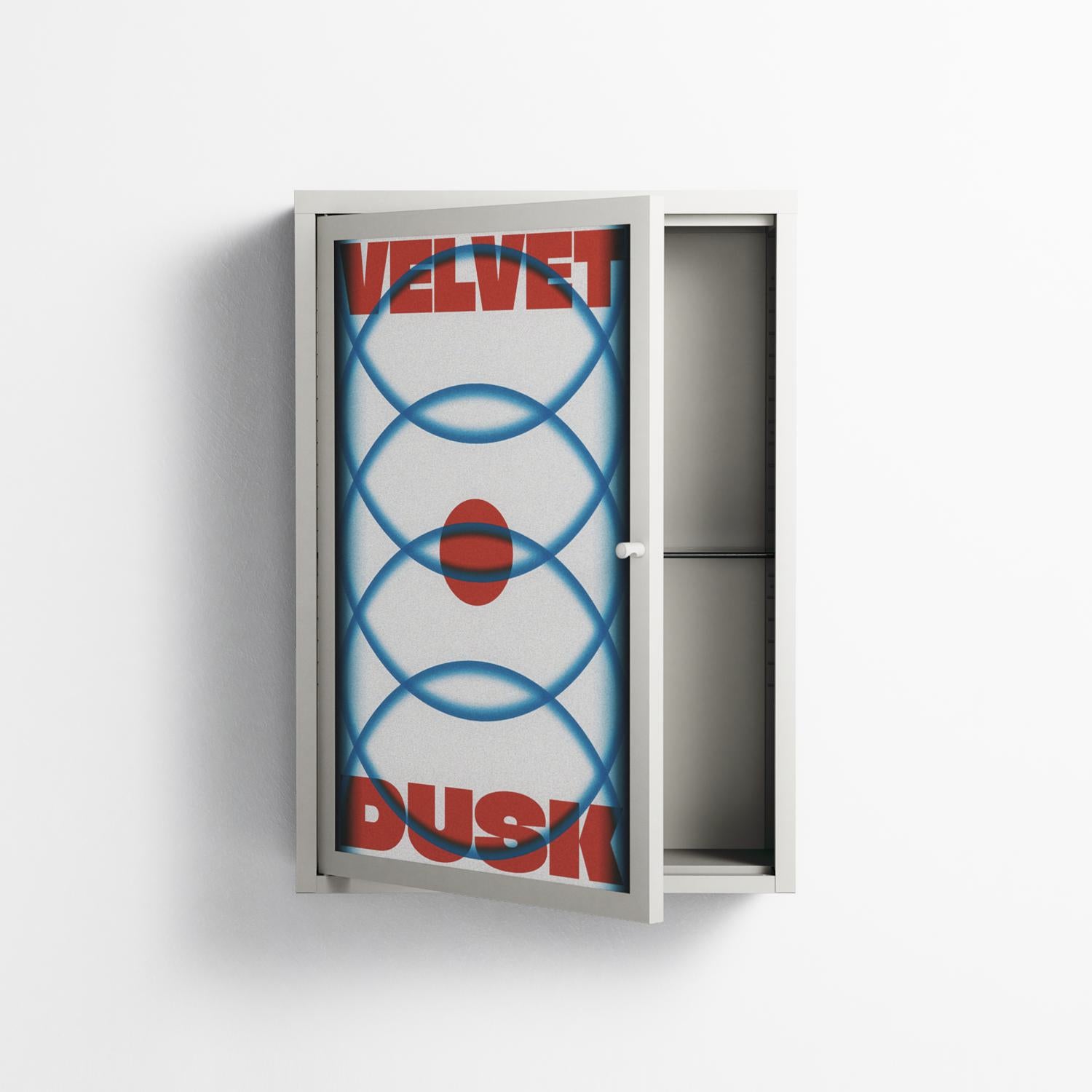 Velvet Dusk - Wall Cabinet - Oluwaseyi Samuel Adebayo - Chalk - Overlay Metal