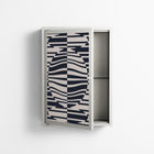 Wave Lens - Wall Cabinet - Oluwaseyi Samuel Adebayo - Chalk - Overlay Metal