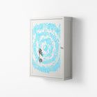 The Circles Of My Mind - Wall Cabinet - Craig Watkins - Chalk - Overlay Metal