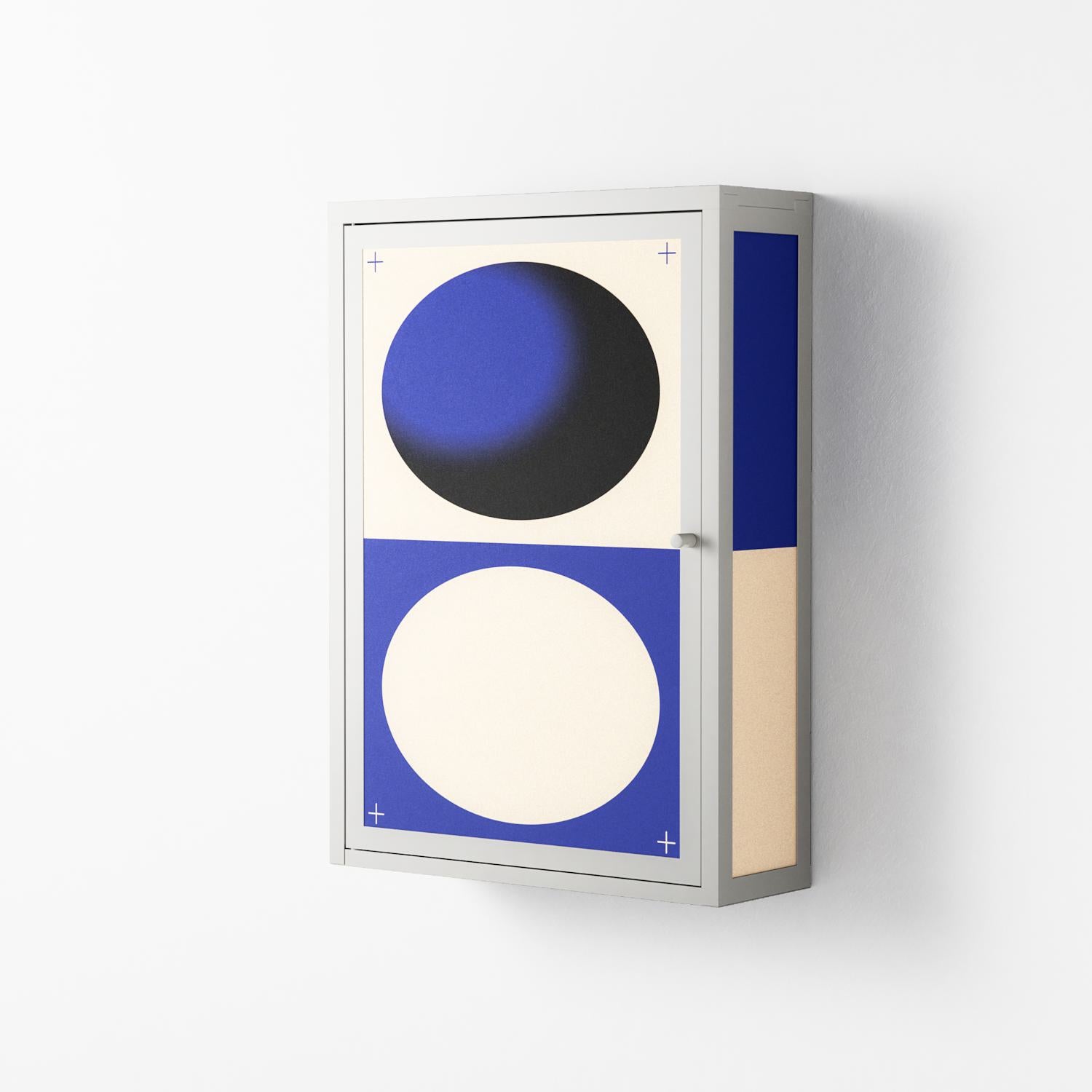Entrance - Wall Cabinet - Oluwaseyi Samuel Adebayo - Chalk - Overlay Metal