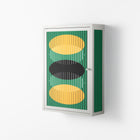 Soul Split - Wall Cabinet - Oluwaseyi Samuel Adebayo - Chalk - Overlay Metal