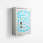 The Circles Of My Mind - Wall Cabinet - Craig Watkins - Chalk - Overlay Metal