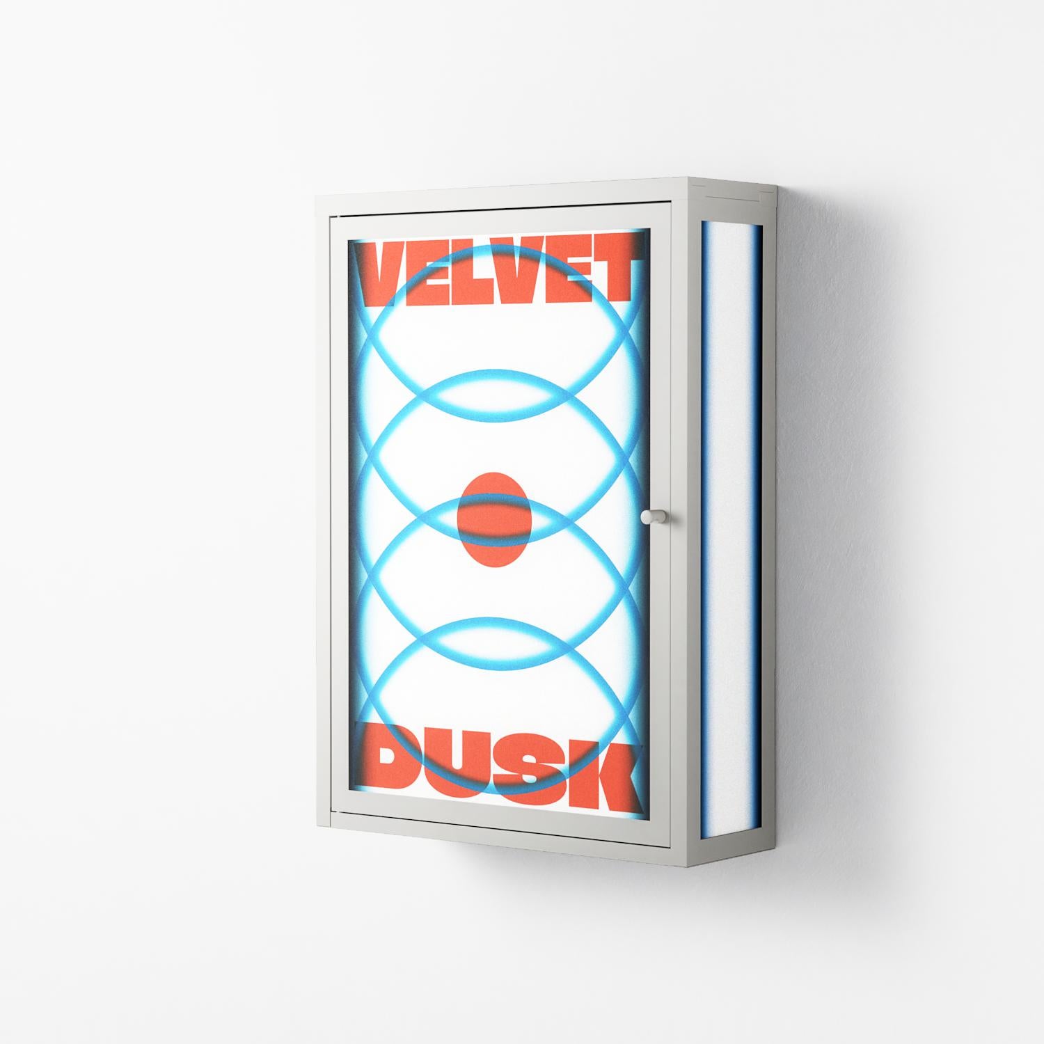 Velvet Dusk - Wall Cabinet - Oluwaseyi Samuel Adebayo - Chalk - Overlay Metal