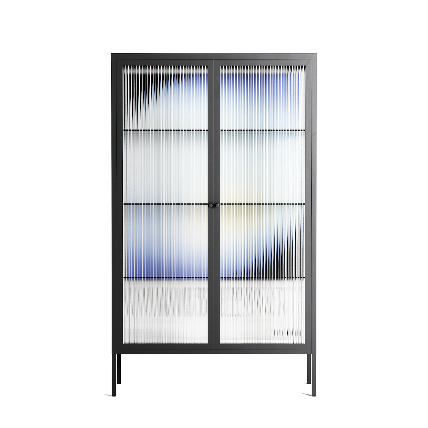 Ambient - Cabinet - Alexander Khabbazi - Antracite - Reeded glass