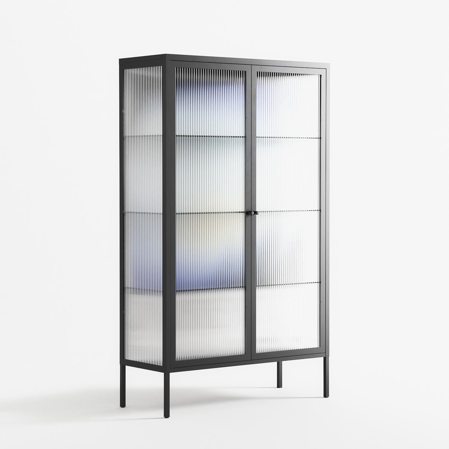 Ambient - Cabinet - Alexander Khabbazi - Antracite - Reeded glass