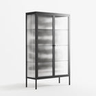 Black Waves - Cabinet - Alexander Khabbazi - Antracite - Reeded glass