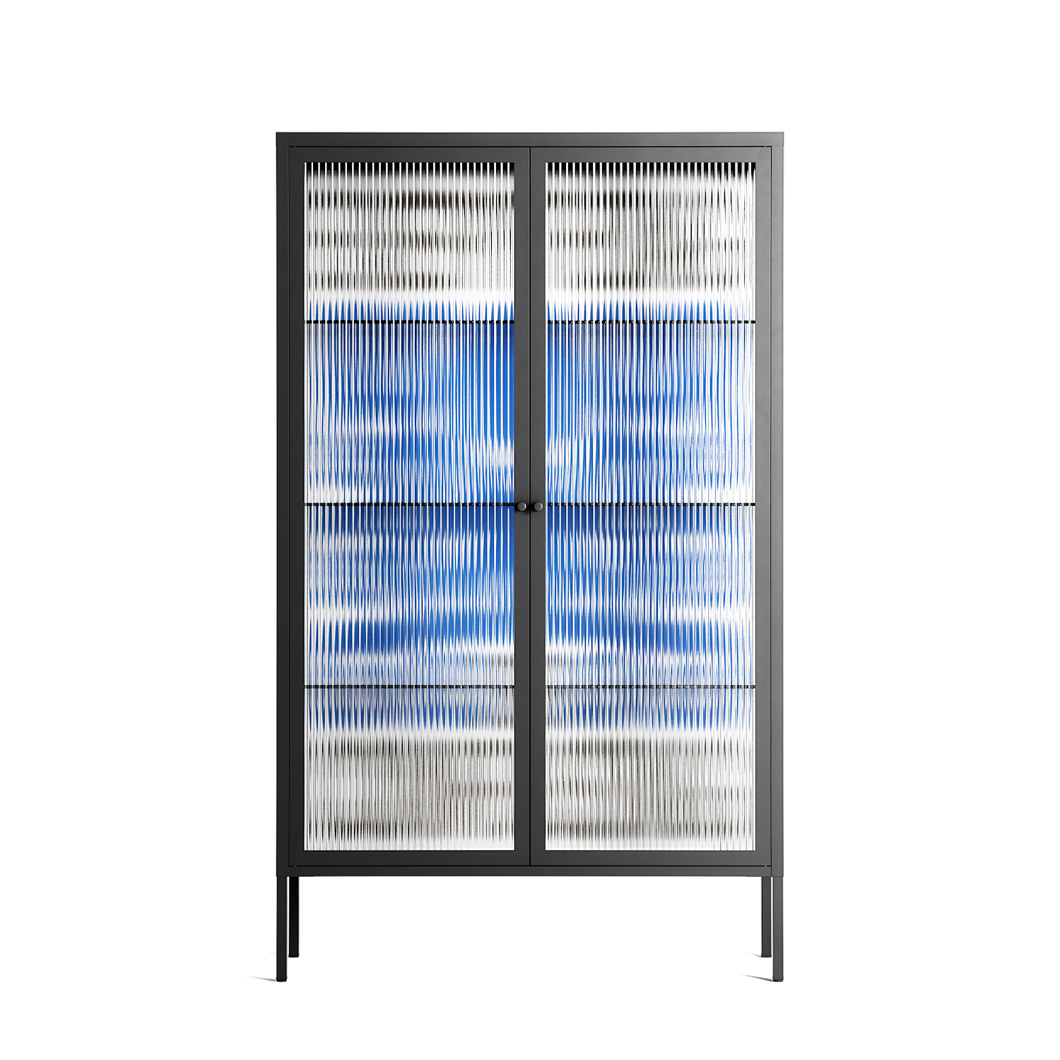 Everything is Confusing - Cabinet - Alexander Khabbazi - Antracite - Reeded glass