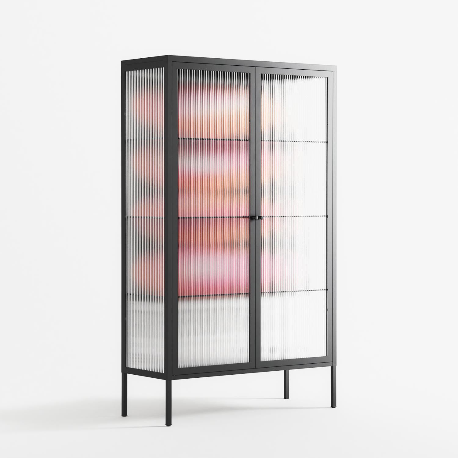 Repeating - Cabinet - Alexander Khabbazi - Antracite - Reeded glass