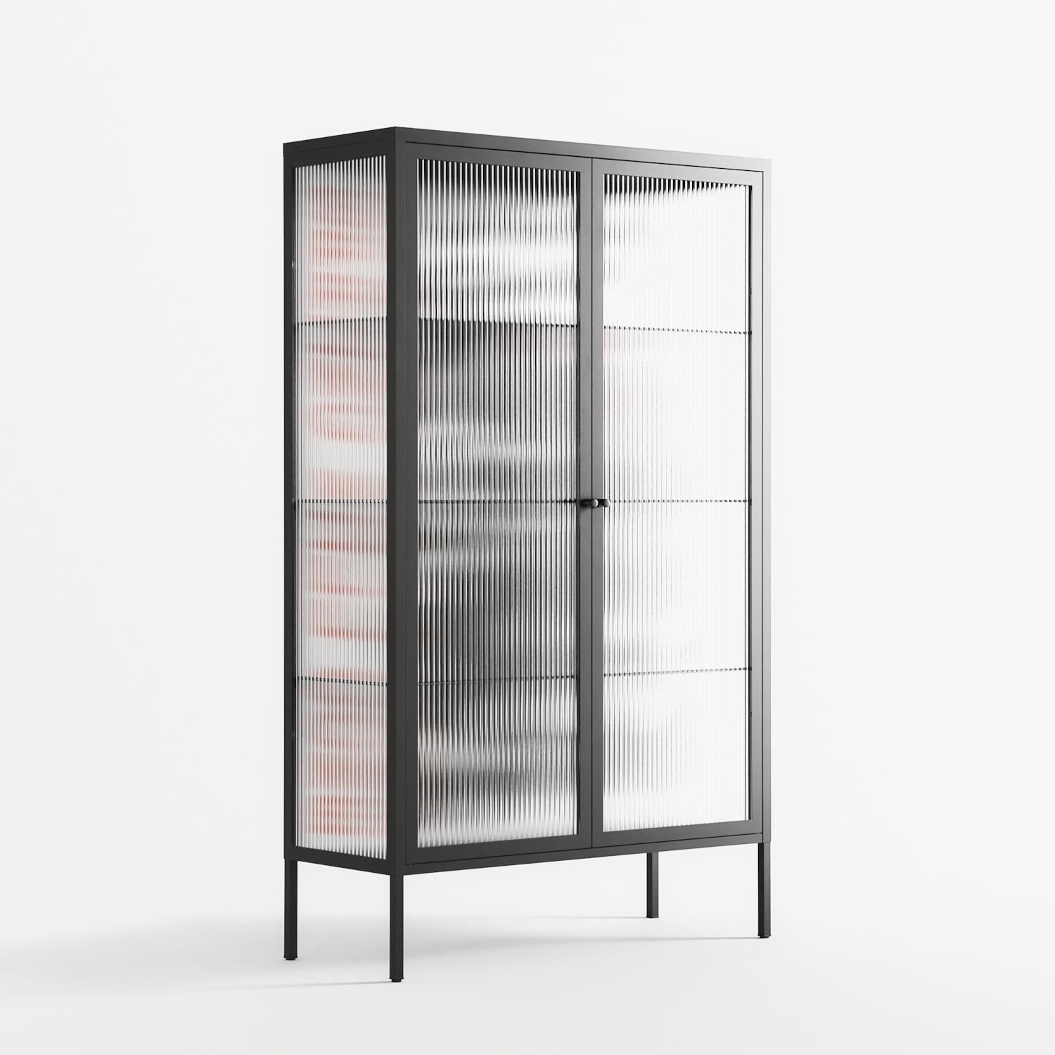 Spring Will Come - Cabinet - Alexander Khabbazi - Antracite - Reeded glass