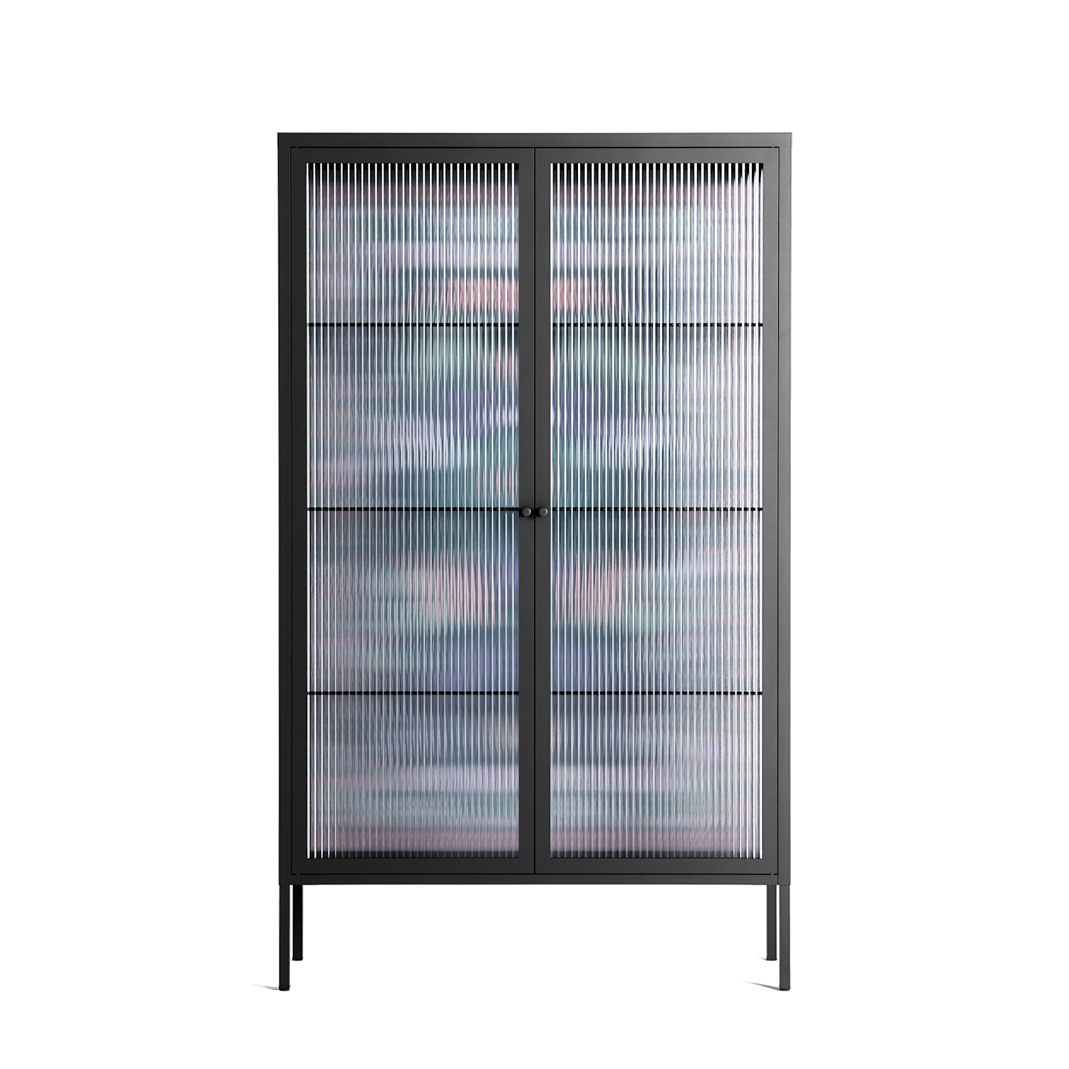 Sunbrother 2 - Cabinet - Nick Liefhebber - Antracite - Reeded glass