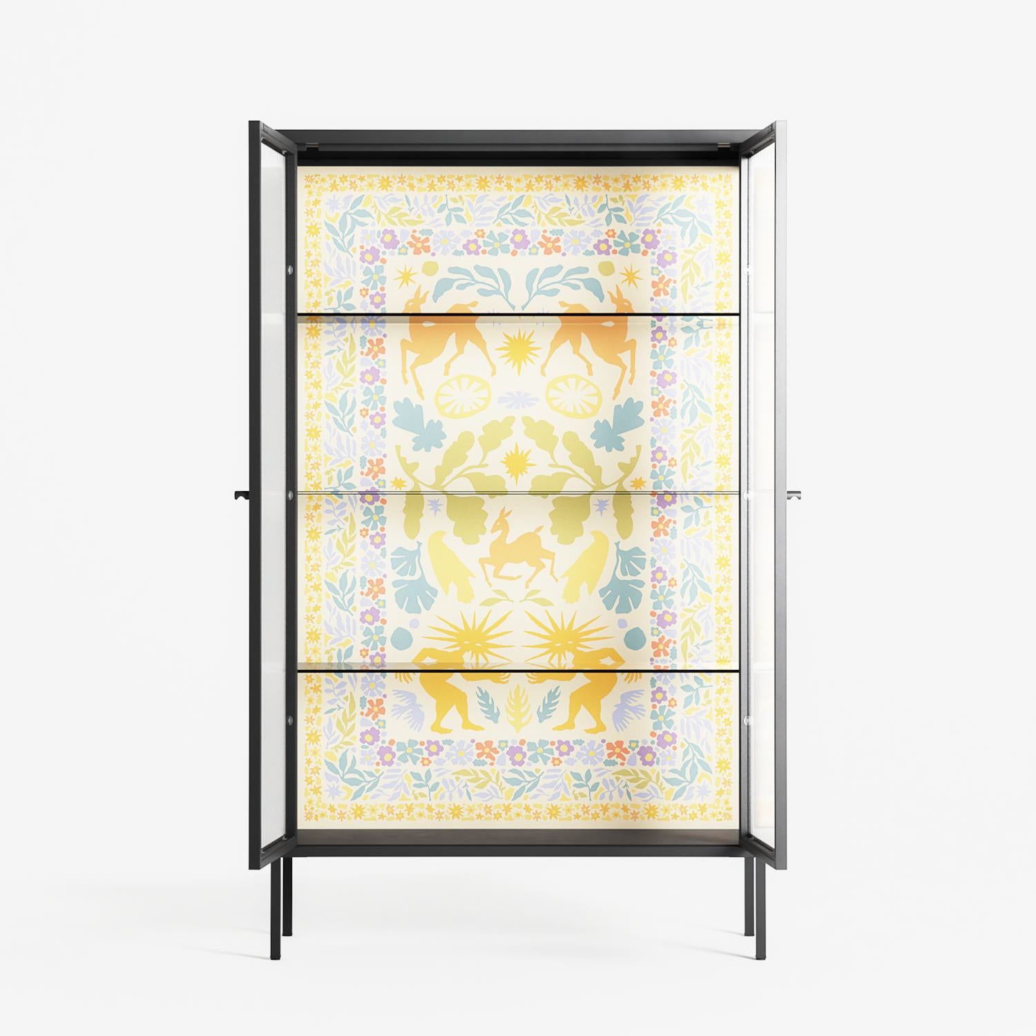 Sunbrother 3 - Cabinet - Nick Liefhebber - Antracite - Reeded glass