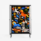 The Secret Herb Garden In The Forest - Cabinet - Nick Liefhebber - Antracite - Reeded glass