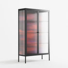 Pebbles 3 - Cabinet - Nick Liefhebber - Antracite - Reeded glass