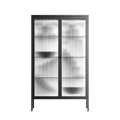 Black Fern - Cabinet - Konrad Blaszczyk - Antracite - Reeded glass