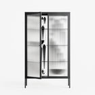 Black Fern - Cabinet - Konrad Blaszczyk - Antracite - Reeded glass