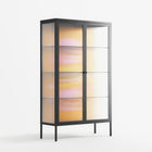 Cake - Cabinet - Heather Zhou - Antracite - Reeded glass