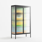 Curiosity - Cabinet - Heather Zhou - Antracite - Reeded glass