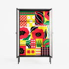 Flower C - Cabinet - Heather Zhou - Antracite - Reeded glass
