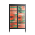 Flower B - Cabinet - Heather Zhou - Antracite - Reeded glass