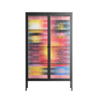 Rise - Cabinet - Heather Zhou - Antracite - Reeded glass