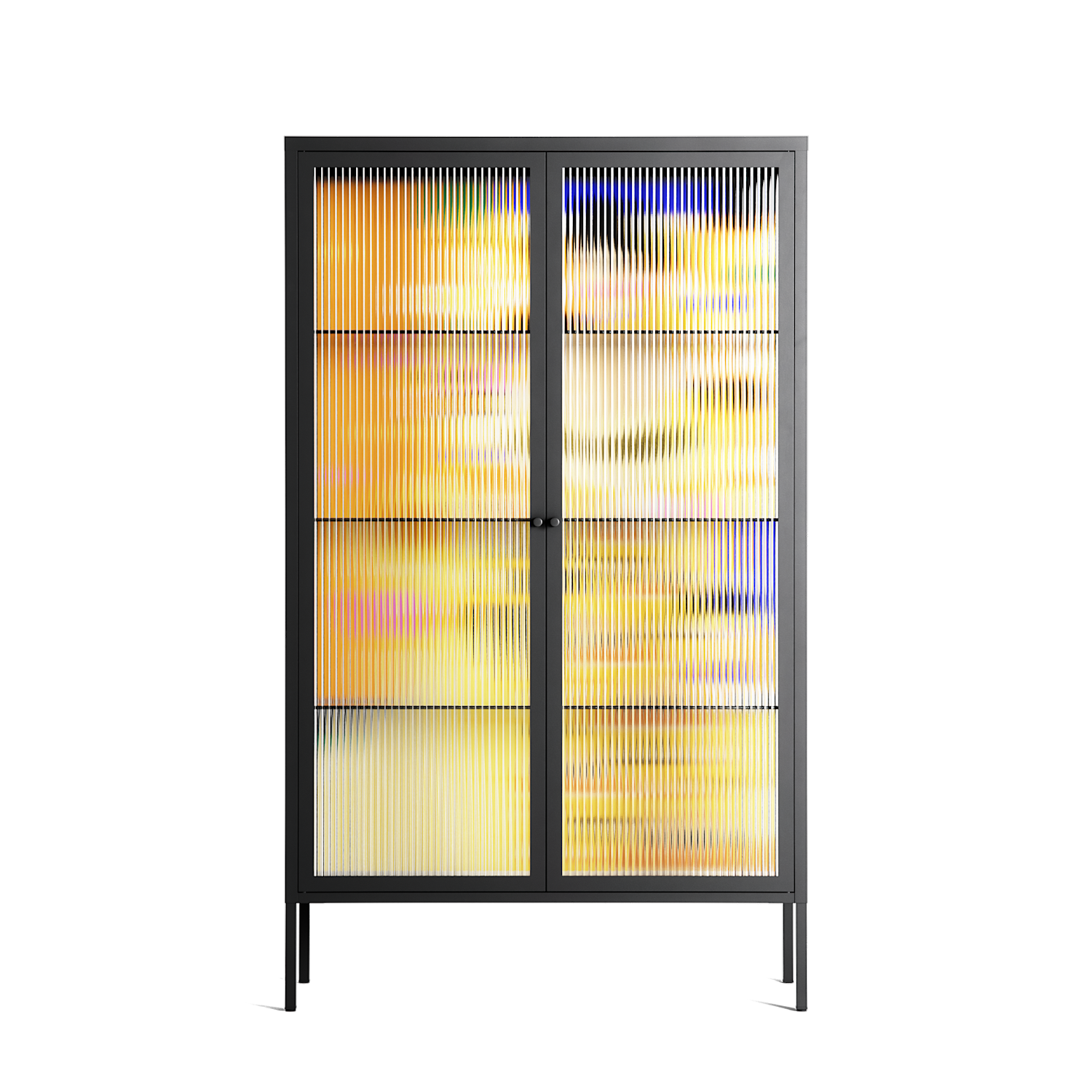 Klimt - Cabinet - Heather Zhou - Antracite - Reeded glass