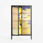 Klimt - Cabinet - Heather Zhou - Antracite - Reeded glass