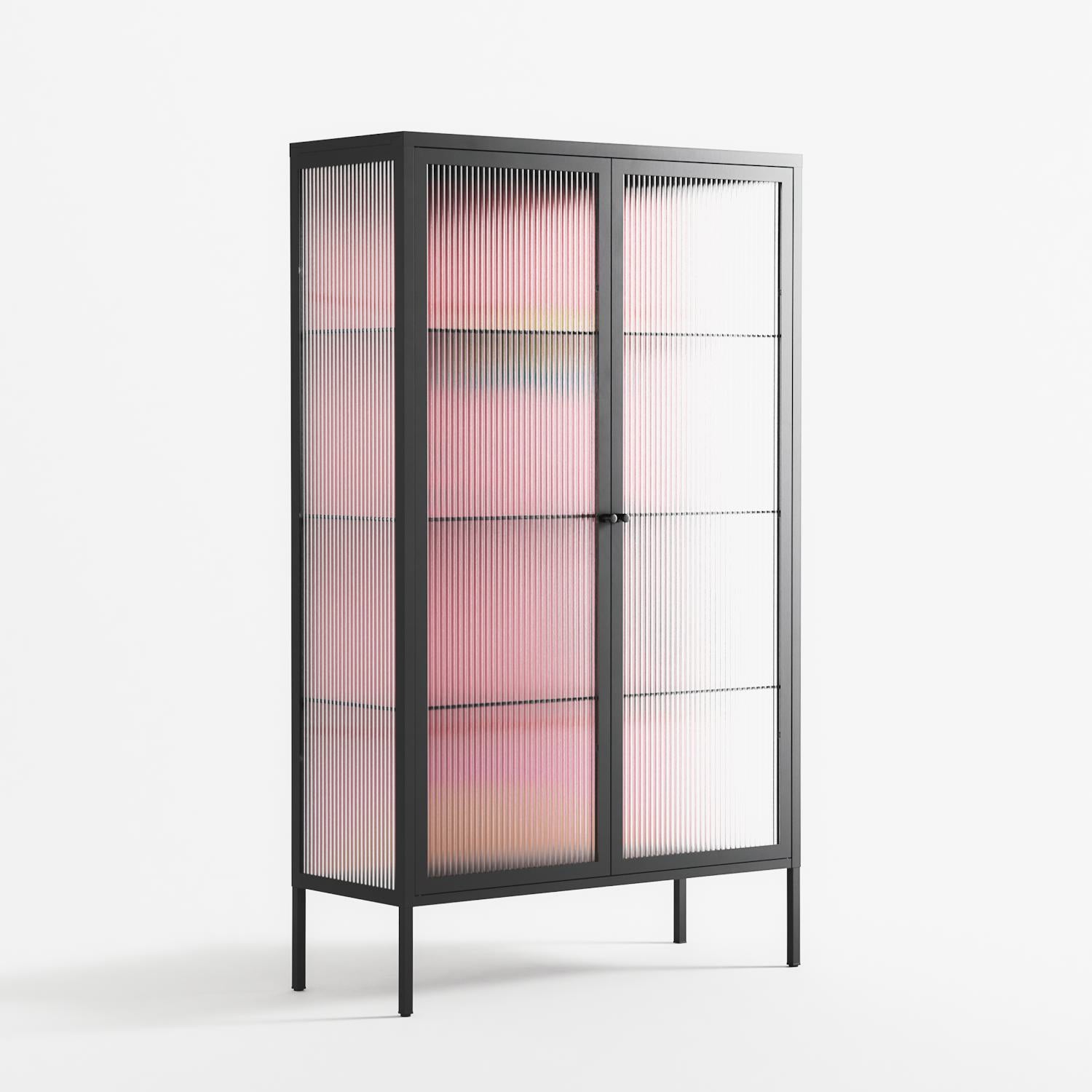 Tender Age in Bloom - Cabinet - Ciara Wade - Antracite - Reeded glass