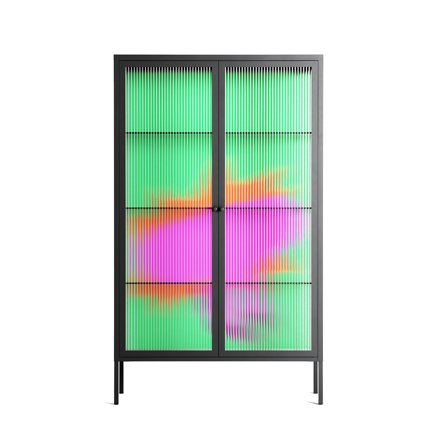 Sit This One Out - Cabinet - Ciara Wade - Antracite - Reeded glass