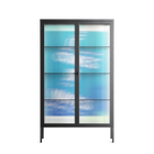 It Comes in Waves - Cabinet - Ciara Wade - Antracite - Reeded glass