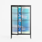 It Comes in Waves - Cabinet - Ciara Wade - Antracite - Reeded glass