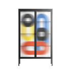 Arial - Cabinet - Vratislav Pecka - Antracite - Reeded glass