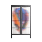 Balloons - Cabinet - Vratislav Pecka - Antracite - Reeded glass